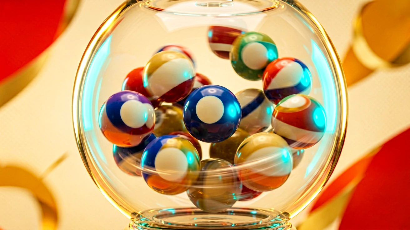 Lottery ball swirl