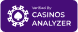 Casinos Analyzer assurance mark (source-displayed)
